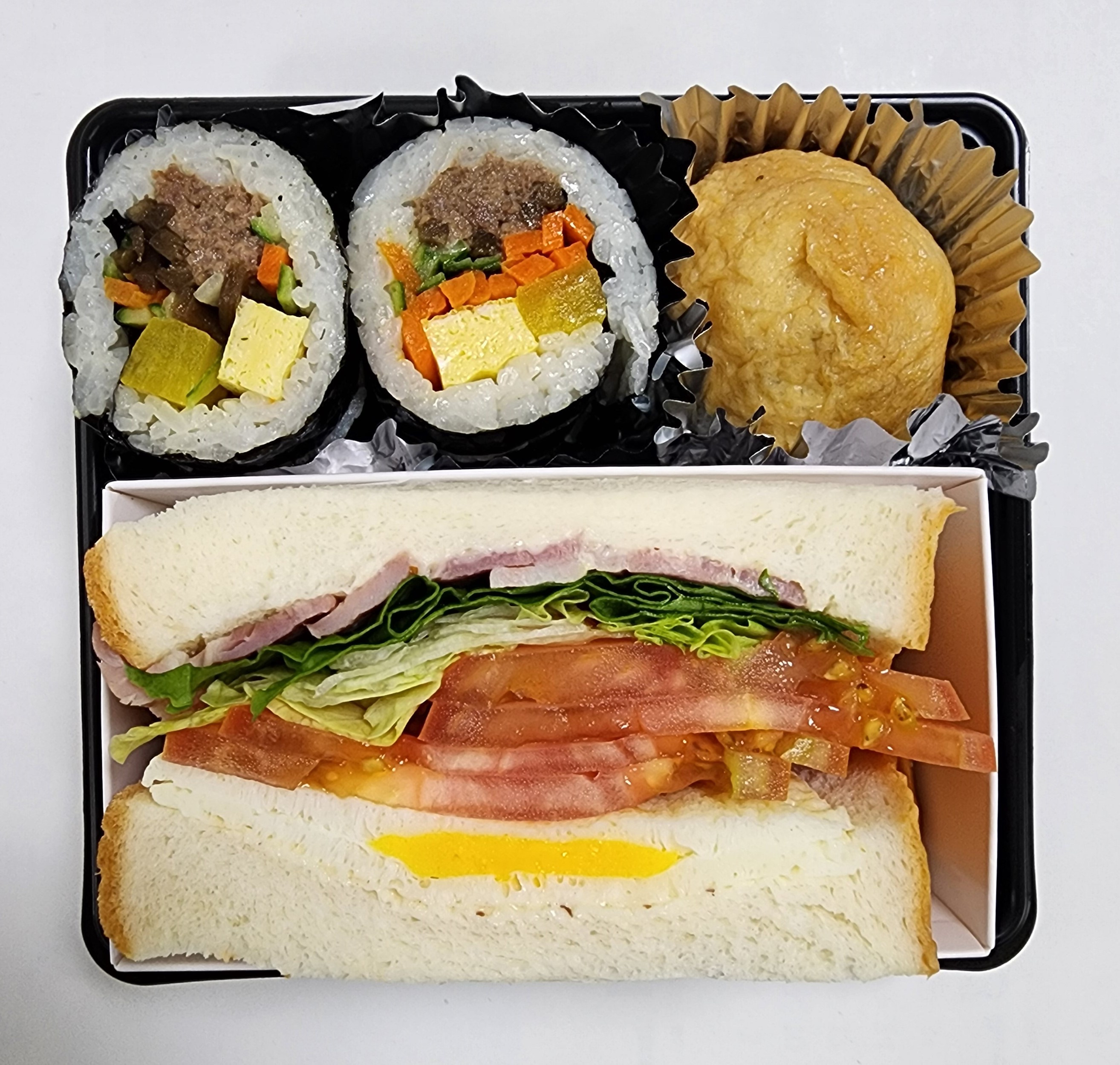 F-미니세트B(김밥+유부+샌드위치)