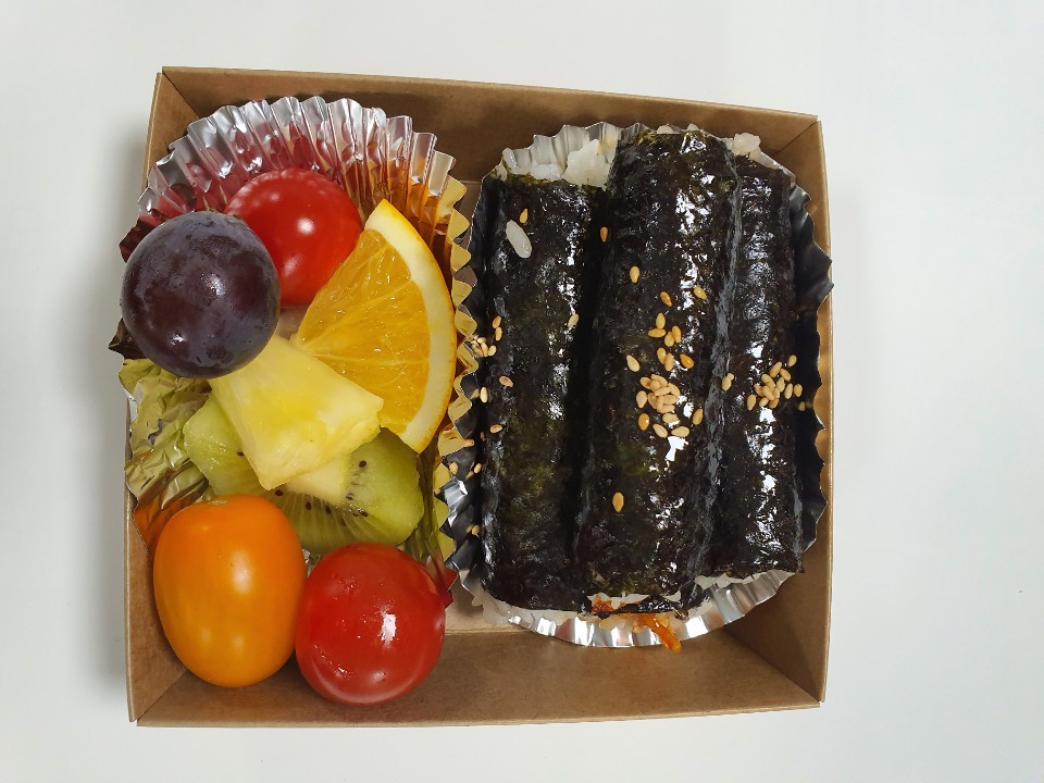 꼬마김밥+과일세트
